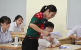 Thí sinh rạng rỡ sau 60 phút thi Ngoại ngữ